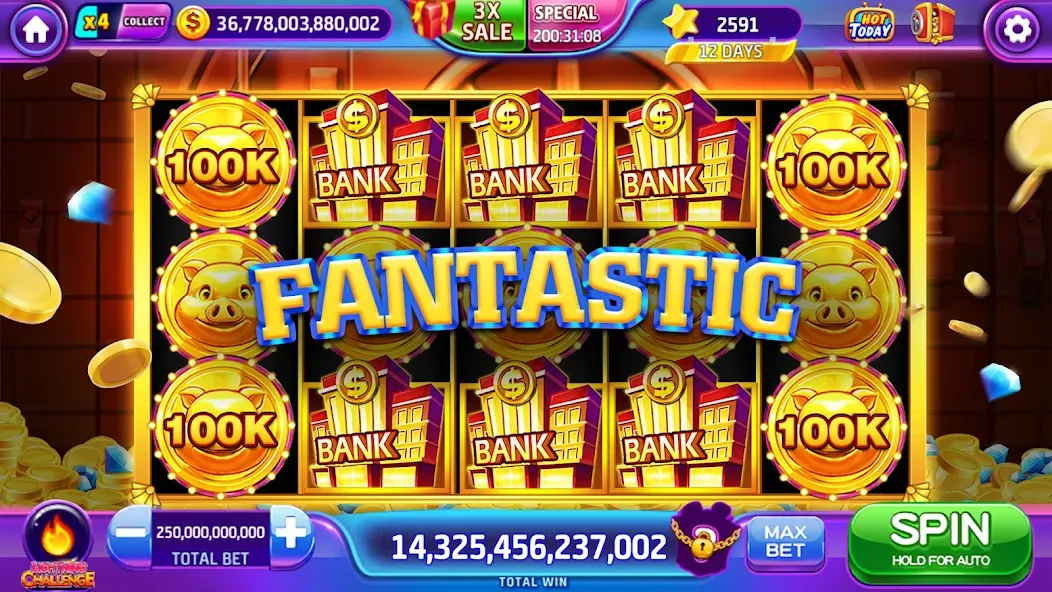 Lava Slots - Casino Games (Лава Слотс) [МОД: Деньги, Монеты и Меню MOD] Screenshot 3