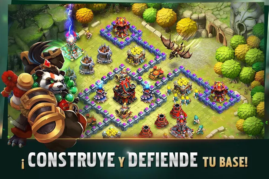 Clash of Lords 2: Español (Клэш оф Лордс 2) [МОД: Все открыто, Дополнительные деньги и Меню MOD] Screenshot 1