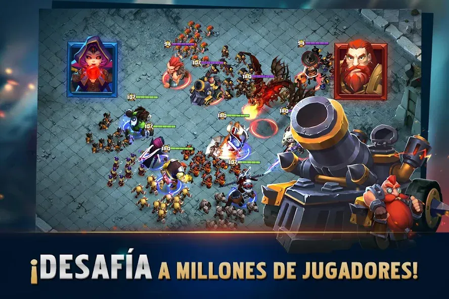 Clash of Lords 2: Español (Клэш оф Лордс 2) [МОД: Все открыто, Дополнительные деньги и Меню MOD] Screenshot 4
