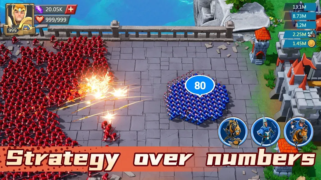 Lords Mobile: Kingdom Wars (Лордс Мобайл) [МОД: Деньги, Монеты и Меню MOD] Screenshot 2