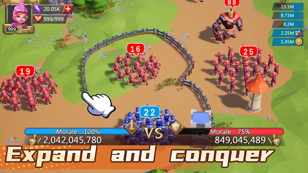 Lords Mobile: Kingdom Wars (Лордс Мобайл) [МОД: Деньги, Монеты и Меню MOD] Screenshot 3