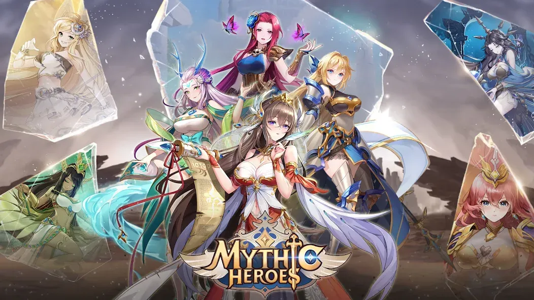Mythic Heroes: Idle RPG (Мифические герои) [МОД: Много монет, Открытые уровни и Мега MOD] Screenshot 1