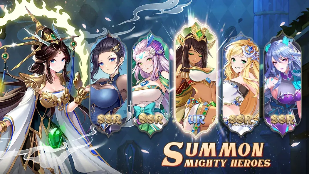 Mythic Heroes: Idle RPG (Мифические герои) [МОД: Много монет, Открытые уровни и Мега MOD] Screenshot 3