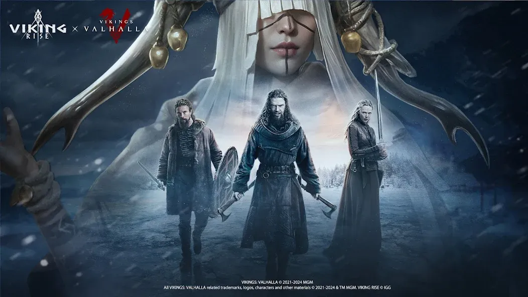 Viking Rise: Valhalla (Викинг Райз) [МОД: Бесконечные деньги, Монеты и Мега MOD] Screenshot 1
