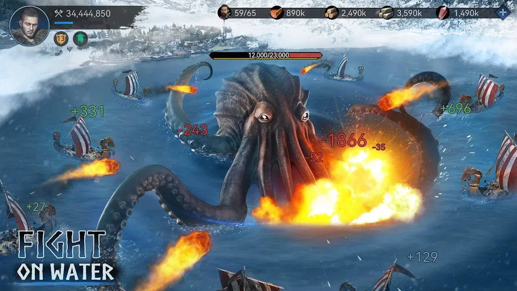 Viking Rise: Valhalla (Викинг Райз) [МОД: Бесконечные деньги, Монеты и Мега MOD] Screenshot 4
