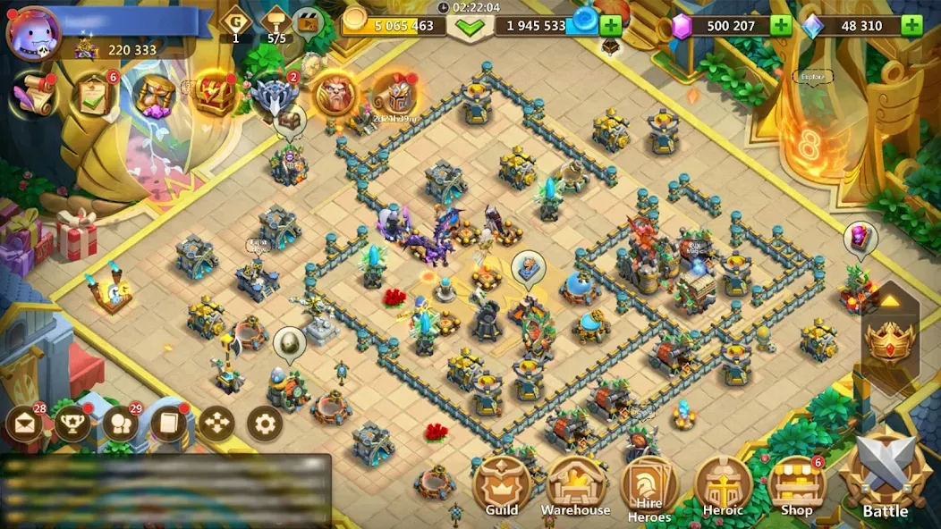 Castle Clash: World Ruler (Кастл Клаш) [МОД: Много монет, Открытые уровни и Мега MOD] Screenshot 1