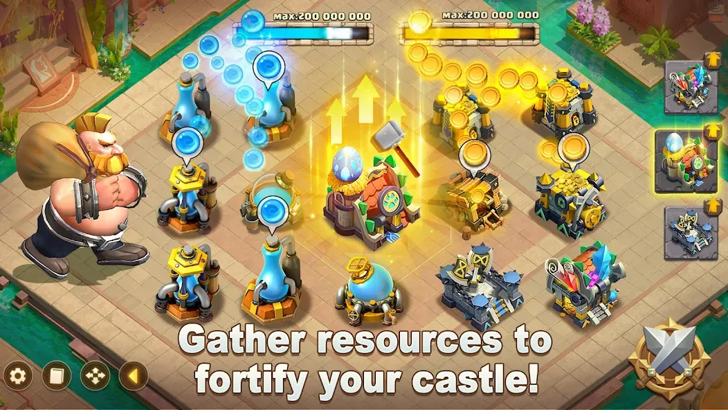 Castle Clash: World Ruler (Кастл Клаш) [МОД: Много монет, Открытые уровни и Мега MOD] Screenshot 4