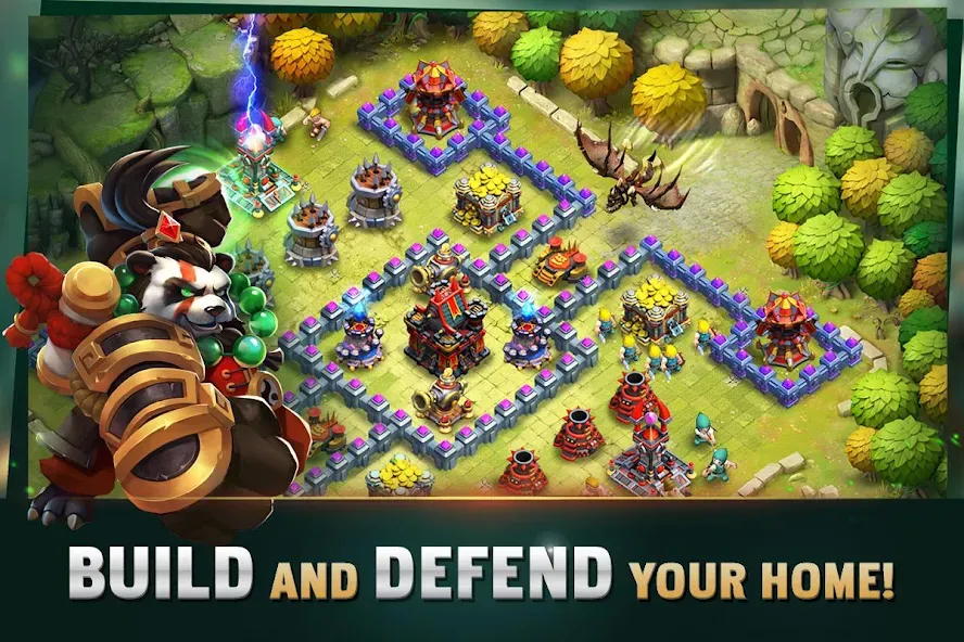 Clash of Lords 2: Guild Castle (Клэш оф Лордс 2) [МОД: Меню, Бесконечные монеты и Открытые уровни] Screenshot 1
