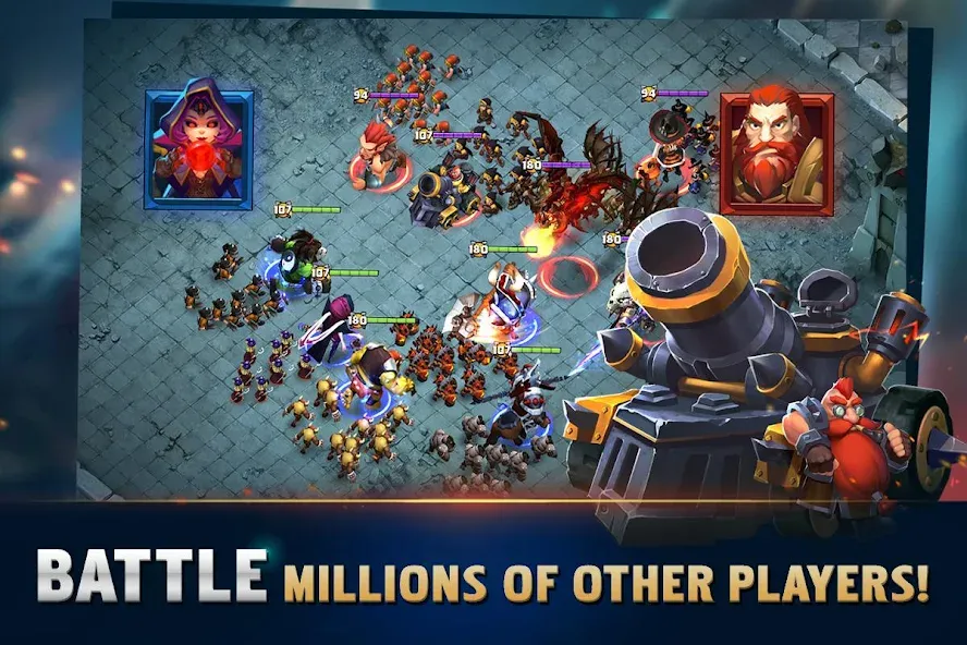 Clash of Lords 2: Guild Castle (Клэш оф Лордс 2) [МОД: Меню, Бесконечные монеты и Открытые уровни] Screenshot 5