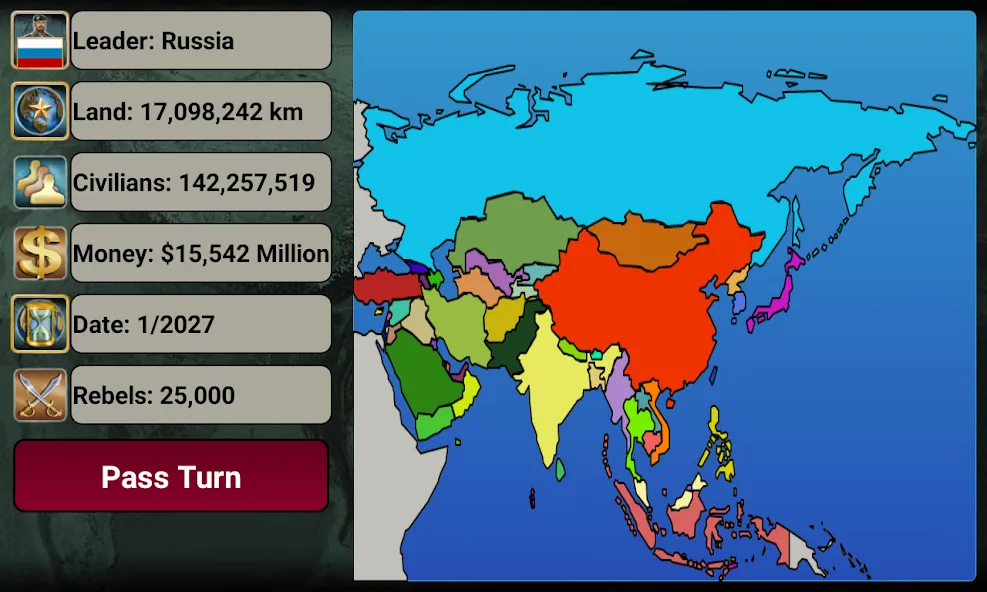 Asia Empire [МОД: Все открыто, Дополнительные деньги и Меню MOD] Screenshot 2
