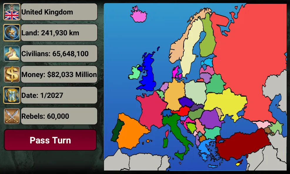 Europe Empire [МОД: Много денег, Монет и Все открыто] Screenshot 2