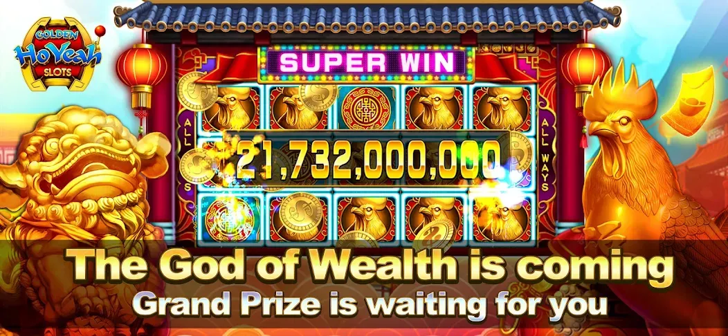 Golden HoYeah- Casino Slots (Голден ХоЯй) [МОД: Меню, Бесконечные монеты и Открытые уровни] Screenshot 1