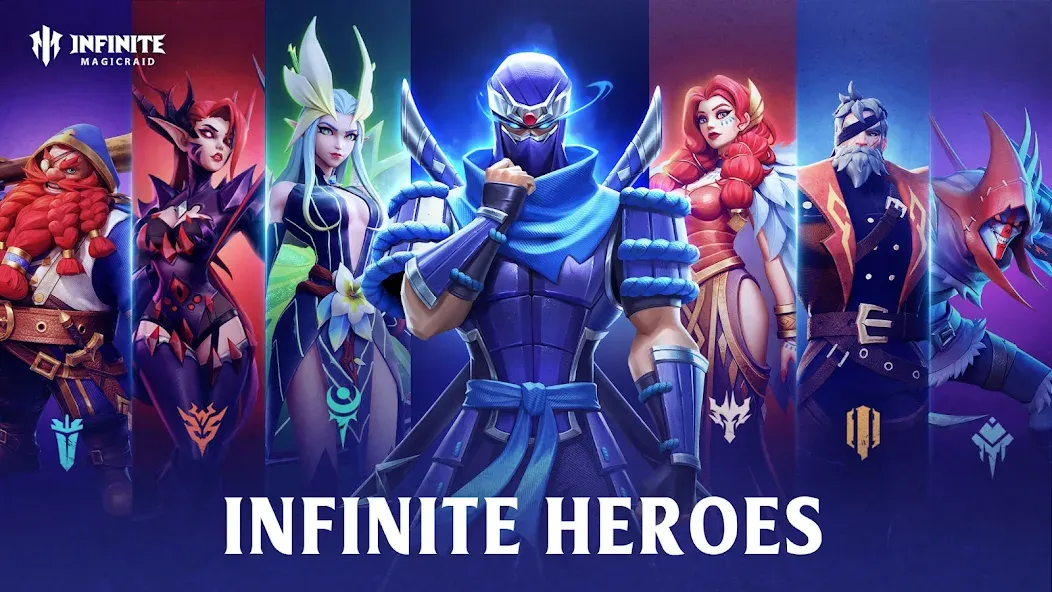 Infinite Magicraid (Инфинит Мэджикрейд) [МОД: Много денег, Монет и Все открыто] Screenshot 1