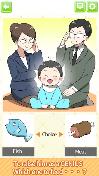 Nurturing’s nice choices [МОД: Деньги, Монеты и Меню MOD] Screenshot 2