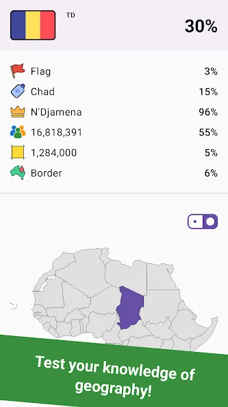 Geomi — Flags & Countries [МОД: Много денег, Монет и Все открыто] Screenshot 1