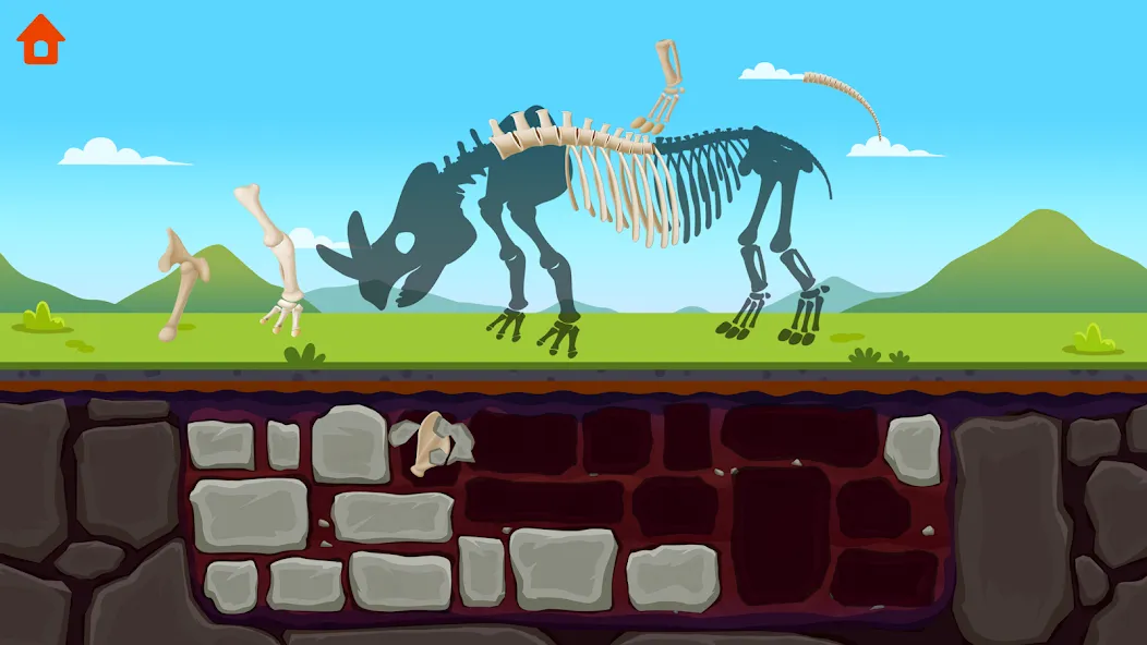 Dinosaur Park 2 - Kids Games [МОД: Меню, Бесконечные монеты и Открытые уровни] Screenshot 2