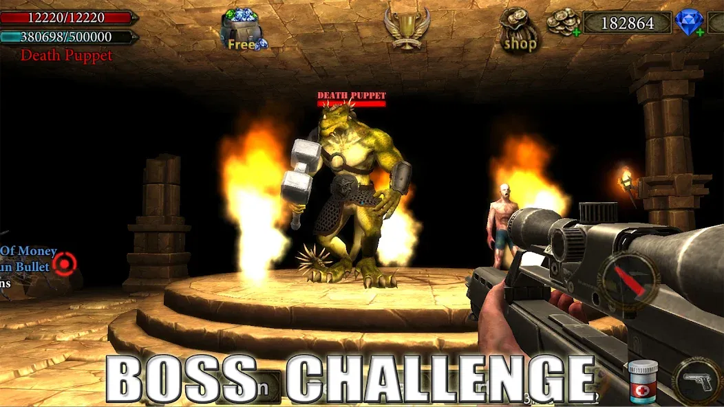 Dungeon Shooter : Dark Temple (Данжен Шутер) [МОД: Бесконечные деньги, Монеты и Мега MOD] Screenshot 2