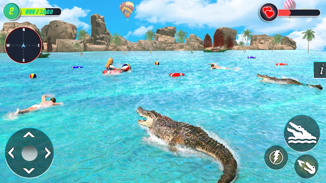 Crocodile Games: Animal Games [МОД: Много монет, Открытые уровни и Мега MOD] Screenshot 5