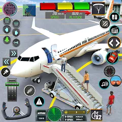 Скачать Pilot Flight Simulator Games [МОД: Меню, Бесконечные монеты и Открытые уровни] | Взлом Pilot Flight Simulator Games на Андроид
