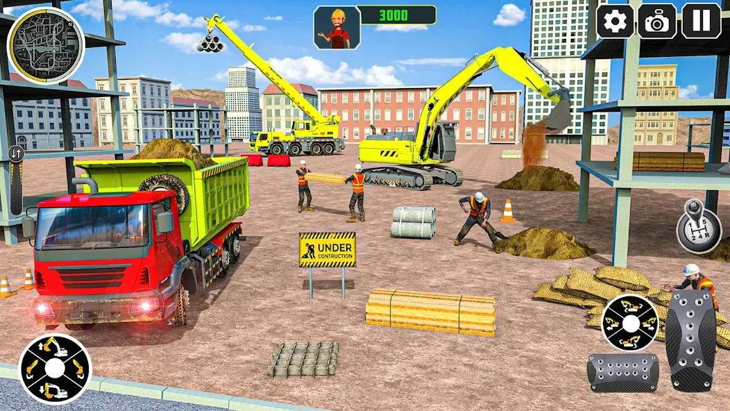City Construction Simulator 3D [МОД: Все открыто, Дополнительные деньги и Меню MOD] Screenshot 4