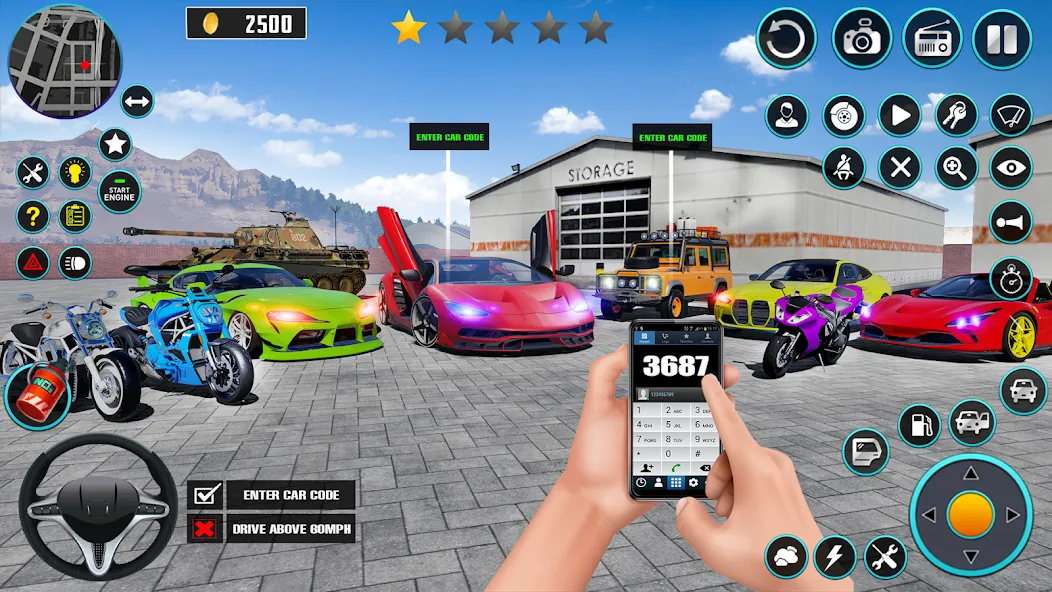 Open World Car Driving Games (Открытые мировые игры по вождению автомобиля) [МОД: Деньги, Монеты и Меню MOD] Screenshot 3