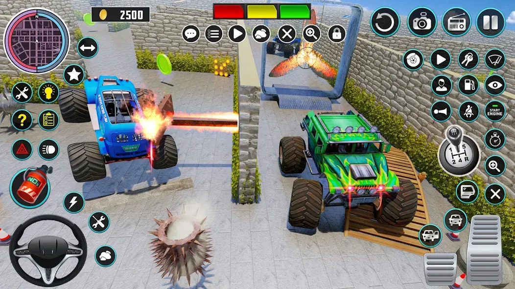 Monster Truck Maze Puzzle Game [МОД: Деньги, Монеты и Меню MOD] Screenshot 4