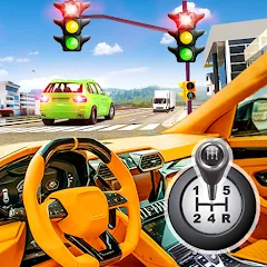 Скачать Modern Car Driving School Game [МОД: Много монет, Открытые уровни и Мега MOD] | Взлом Modern Car Driving School Game на Андроид
