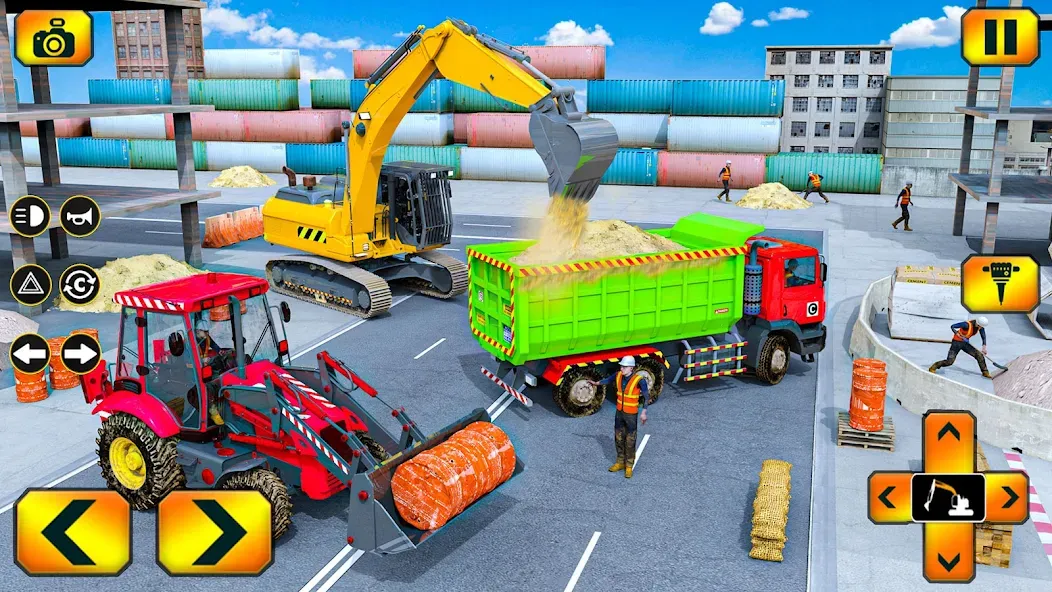 Sand Excavator Simulator Games [МОД: Бесконечные деньги, Монеты и Мега MOD] Screenshot 3