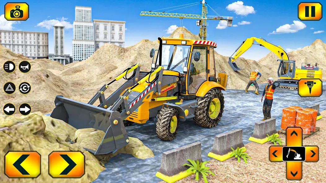 Sand Excavator Simulator Games [МОД: Бесконечные деньги, Монеты и Мега MOD] Screenshot 4