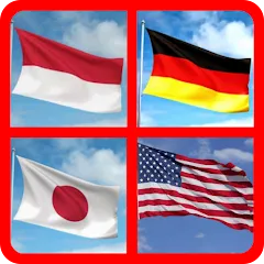 Скачать Tebak Gambar Bendera (Тебак Гамбар бендера Негара) [МОД: Деньги, Монеты и Меню MOD] | Взлом Tebak Gambar Bendera на Андроид