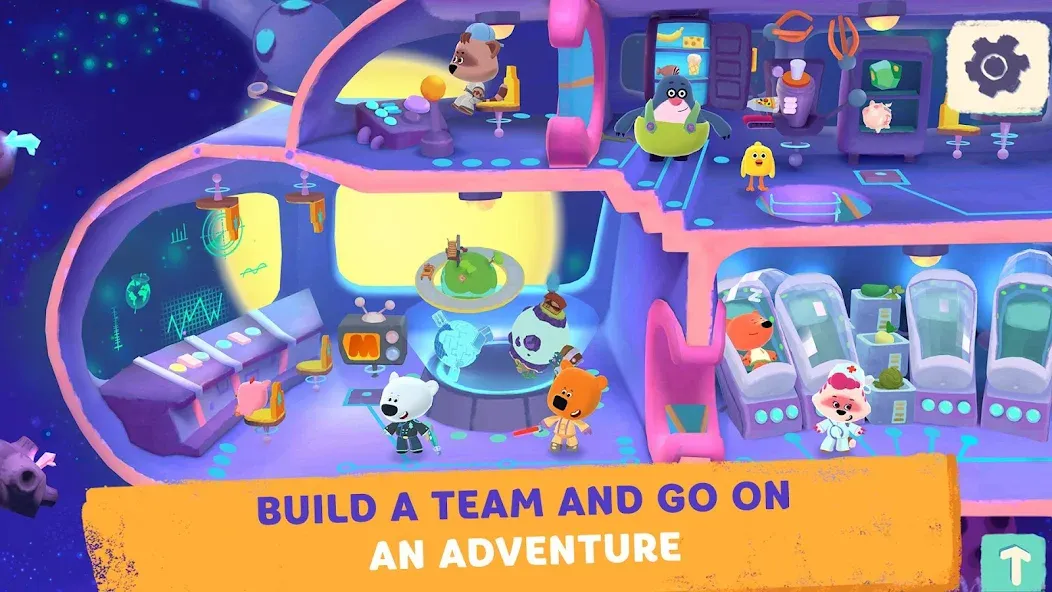 Be-be-bears in space [МОД: Все открыто, Дополнительные деньги и Меню MOD] Screenshot 2