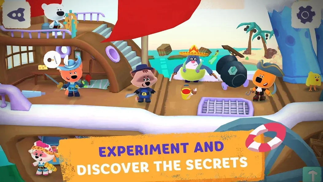 Be-be-bears in space [МОД: Все открыто, Дополнительные деньги и Меню MOD] Screenshot 4