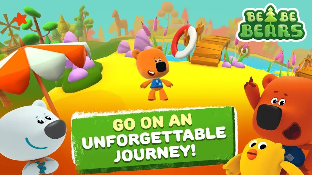 Be-be-bears: Adventures [МОД: Все открыто, Дополнительные деньги и Меню MOD] Screenshot 2