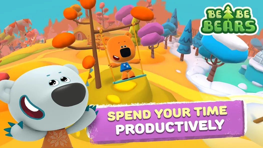 Be-be-bears: Adventures [МОД: Все открыто, Дополнительные деньги и Меню MOD] Screenshot 3