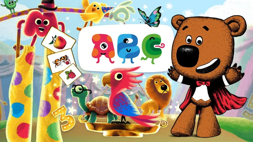 Be-be-bears: Early Learning [МОД: Много монет, Открытые уровни и Мега MOD] Screenshot 1