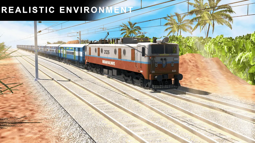 Indian Railway Train Simulator (Индийский Железнодорожный Поезд Симулятор) [МОД: Меню, Бесконечные монеты и Открытые уровни] Screenshot 5