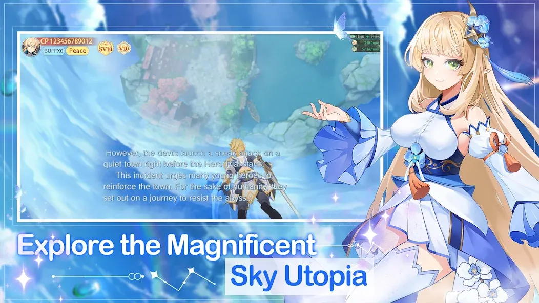 Sky Utopia (Скай Утопия) [МОД: Меню, Бесконечные монеты и Открытые уровни] Screenshot 2