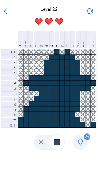 Pixel Art: Logic Nonogram (Пиксельное искусство головоломка) [МОД: Много денег, Монет и Все открыто] Screenshot 2