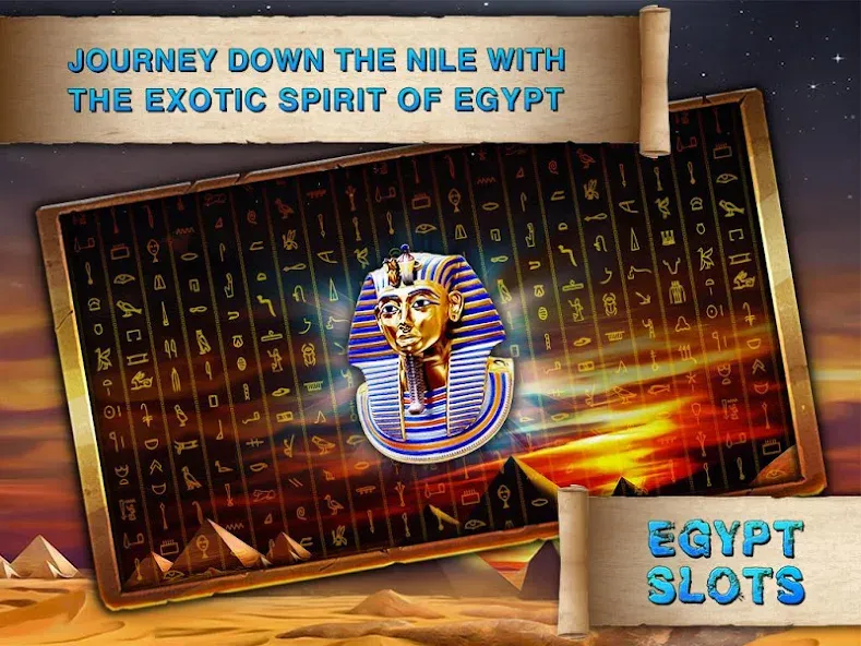 Egypt Slots Casino Machines (Египетские игровые автоматы казино) [МОД: Много денег, Монет и Все открыто] Screenshot 2