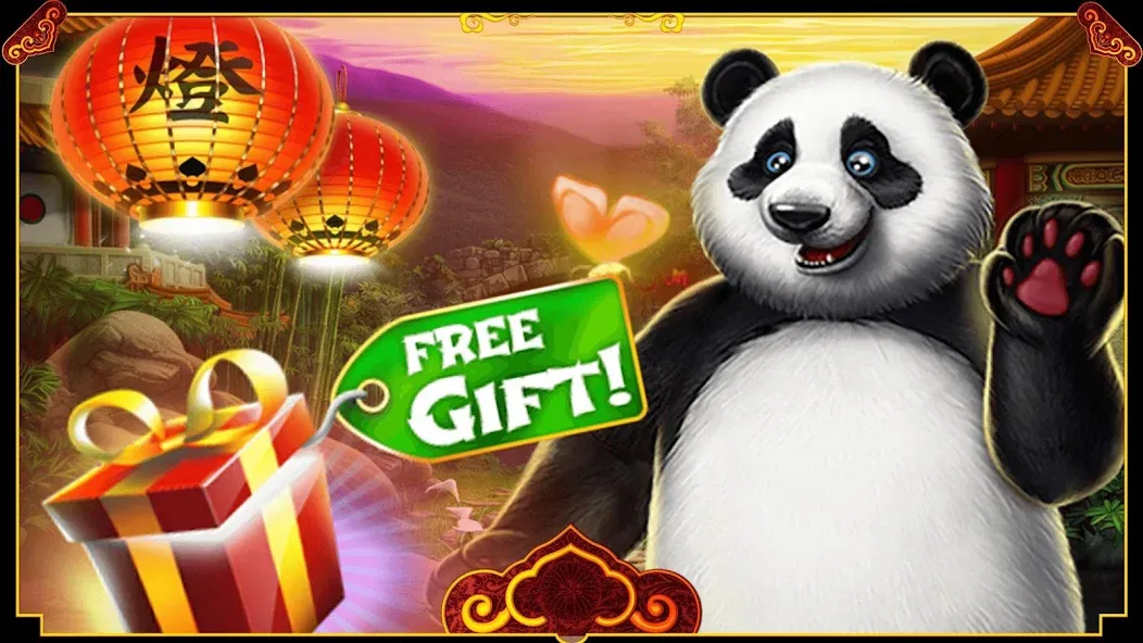 Panda Slots (Панда Слоты) [МОД: Меню, Бесконечные монеты и Открытые уровни] Screenshot 2