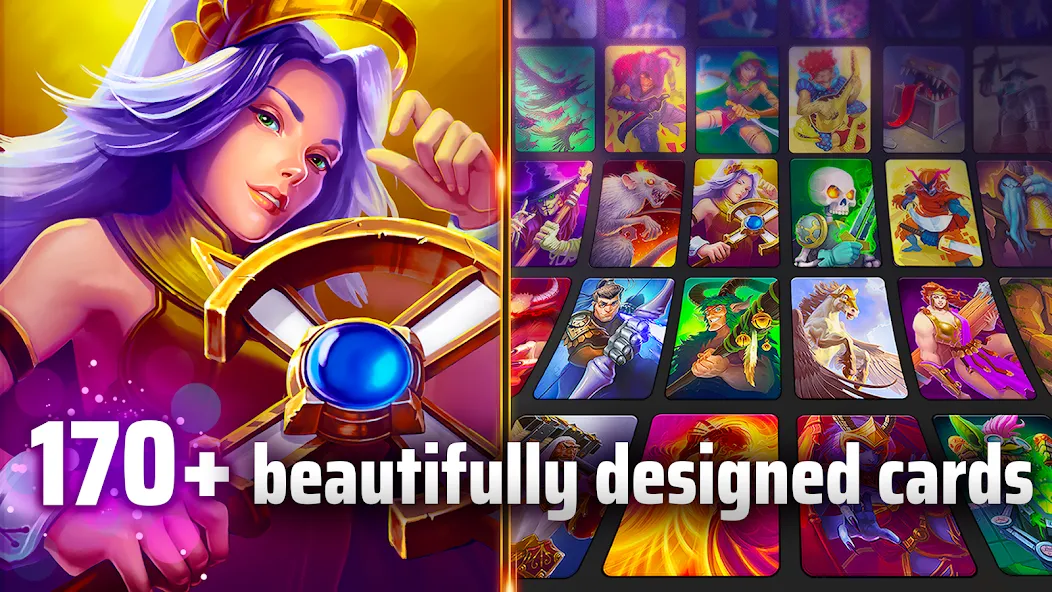 Black Deck - Card Battle CCG (Блэк Дек) [МОД: Много монет, Открытые уровни и Мега MOD] Screenshot 5