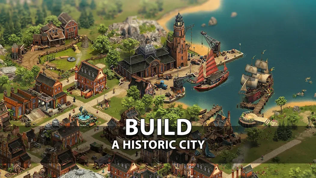 Forge of Empires: Build a City (Фордж оф Эмпайрс) [МОД: Деньги, Монеты и Меню MOD] Screenshot 1