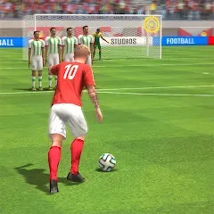 Скачать Strike Football Game FreeKick [МОД: Все открыто, Дополнительные деньги и Меню MOD] | Взлом Strike Football Game FreeKick на Андроид