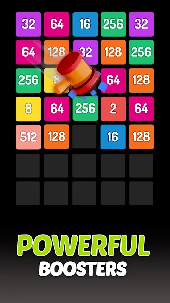 X2 Blocks - 2048 Number Game (Блоки) [МОД: Деньги, Монеты и Меню MOD] Screenshot 4