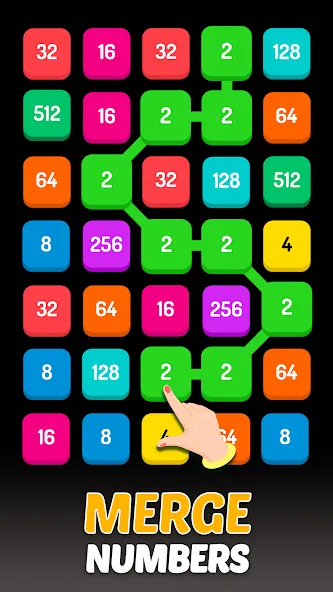 2248 - Numbers Game 2048 (Пазл) [МОД: Много монет, Открытые уровни и Мега MOD] Screenshot 1
