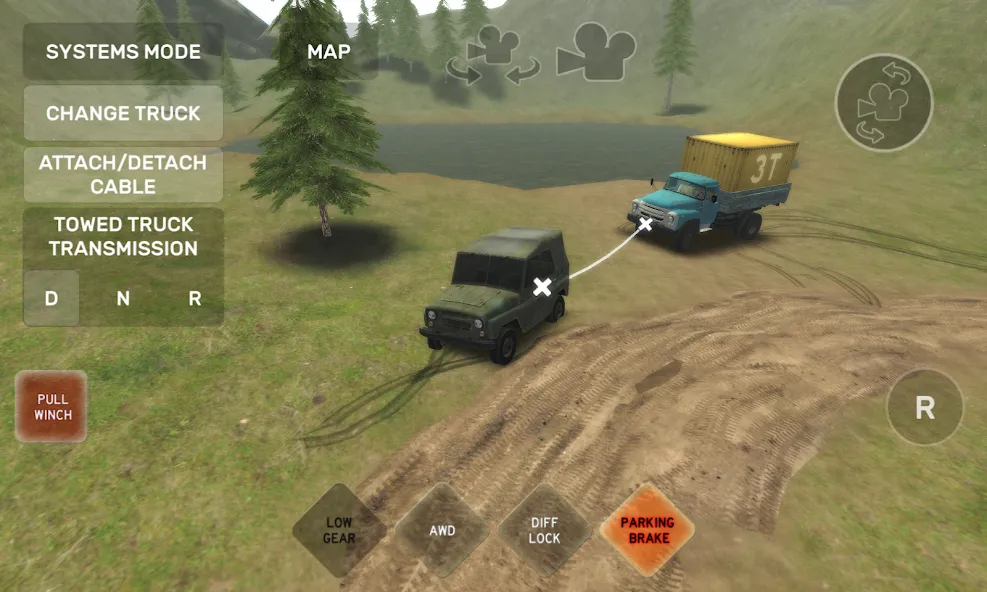Dirt Trucker: Muddy Hills (Дрт Трукер) [МОД: Меню, Бесконечные монеты и Открытые уровни] Screenshot 1