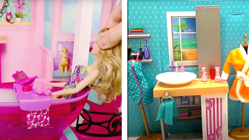 Doll House Design Doll Games (Дизайн кукольного домика игры с куклами) [МОД: Деньги, Монеты и Меню MOD] Screenshot 1