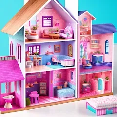Скачать Doll House Design Doll Games (Дизайн кукольного домика игры с куклами) [МОД: Деньги, Монеты и Меню MOD] | Взлом Doll House Design Doll Games на Андроид