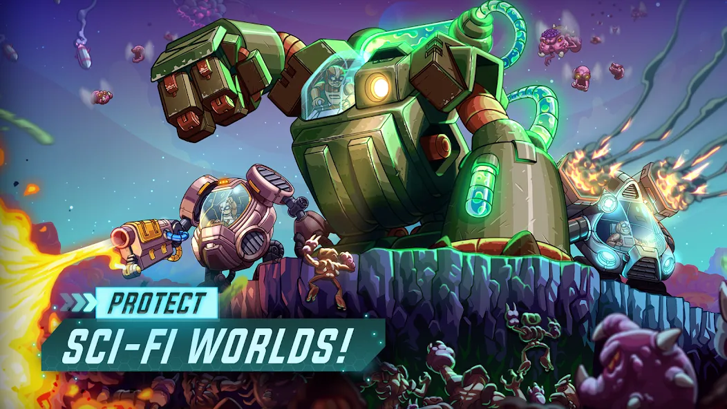 Iron Marines Offline Strategy [МОД: Деньги, Монеты и Меню MOD] Screenshot 1