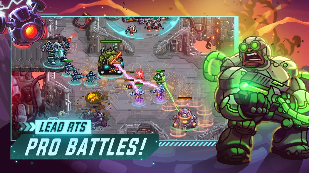 Iron Marines Offline Strategy [МОД: Деньги, Монеты и Меню MOD] Screenshot 4